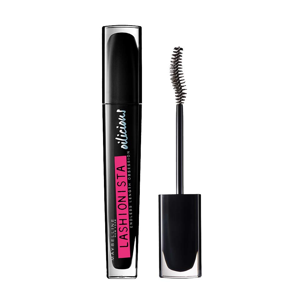 MAYBELLINE Тушь для ресниц Lashista Oilicious 01 Черная Водорастворимая Длинные