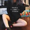 Толстовка с капюшоном PEOPLE ARE POISON, пуловеры унисекс, хлопок, гранж, повседневная женская толстовка с рисунком, модный топ, джемпер, толстовки