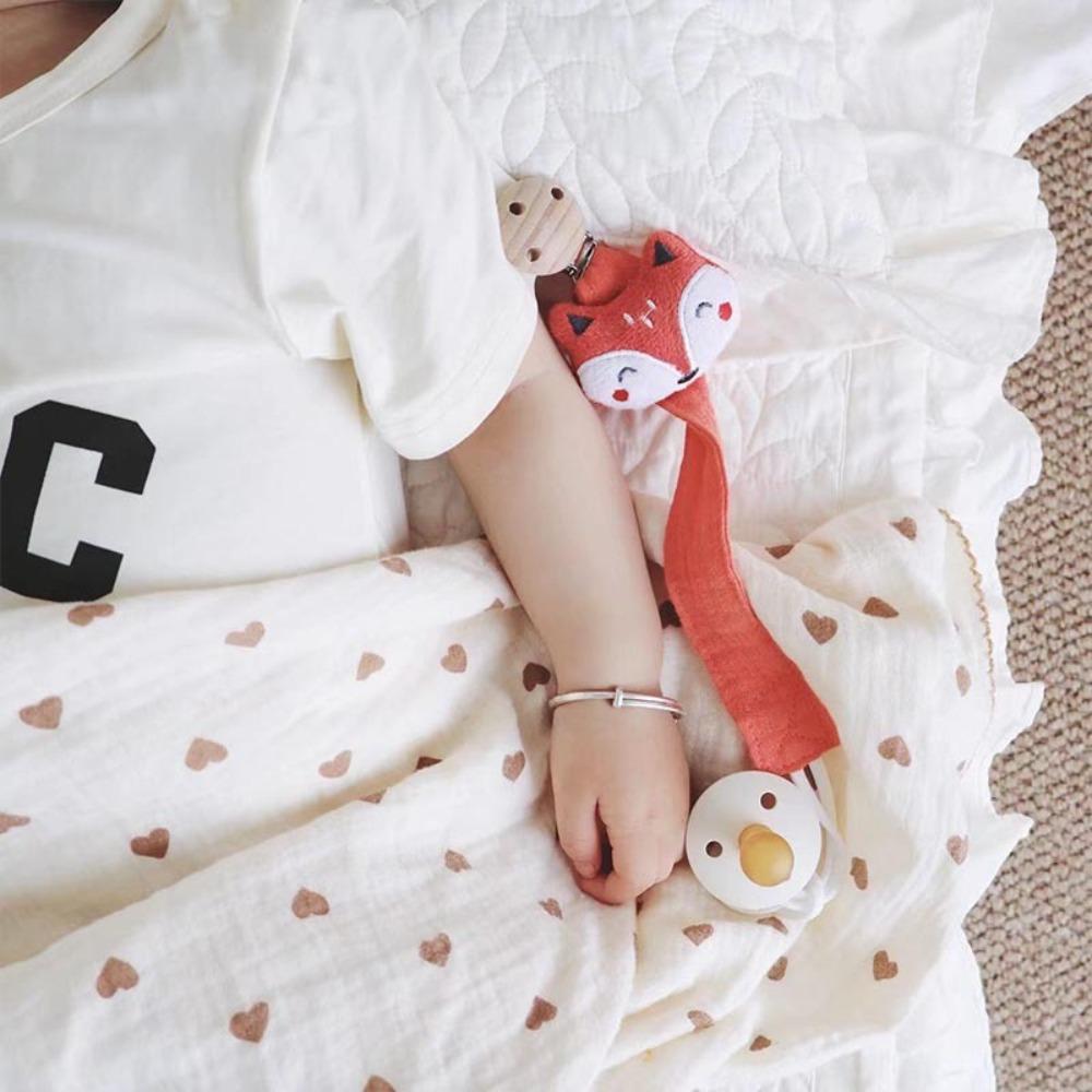 Мультяшный держатель для пустышки, клипсы-держатели для соски против потери, милая детская тканевая цепочка для пустышки, дети