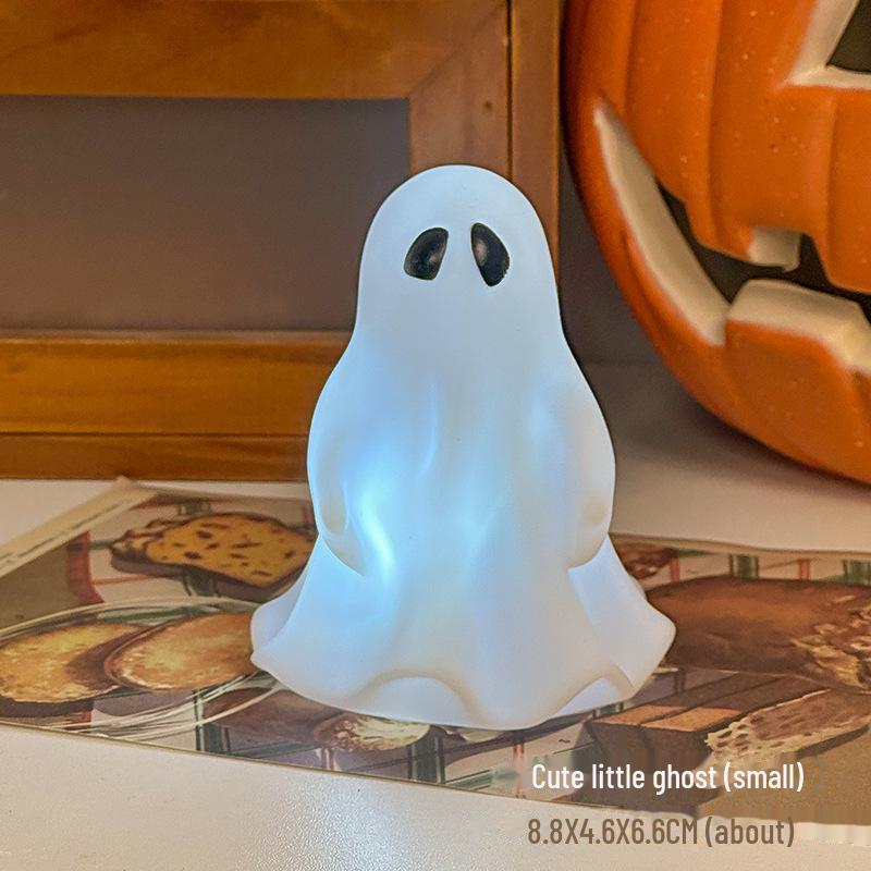 Милая лампа-призрак: Забавное украшение на ночь на Хэллоуин
