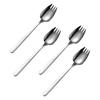Desirable 4-Piece Spork Set, Stainless Steel Dinner Spoons, Salad Spoons, Serving Spoons, Pasta Forks, and Multi-Purpose Spoons (18.5cm) Made from 18/