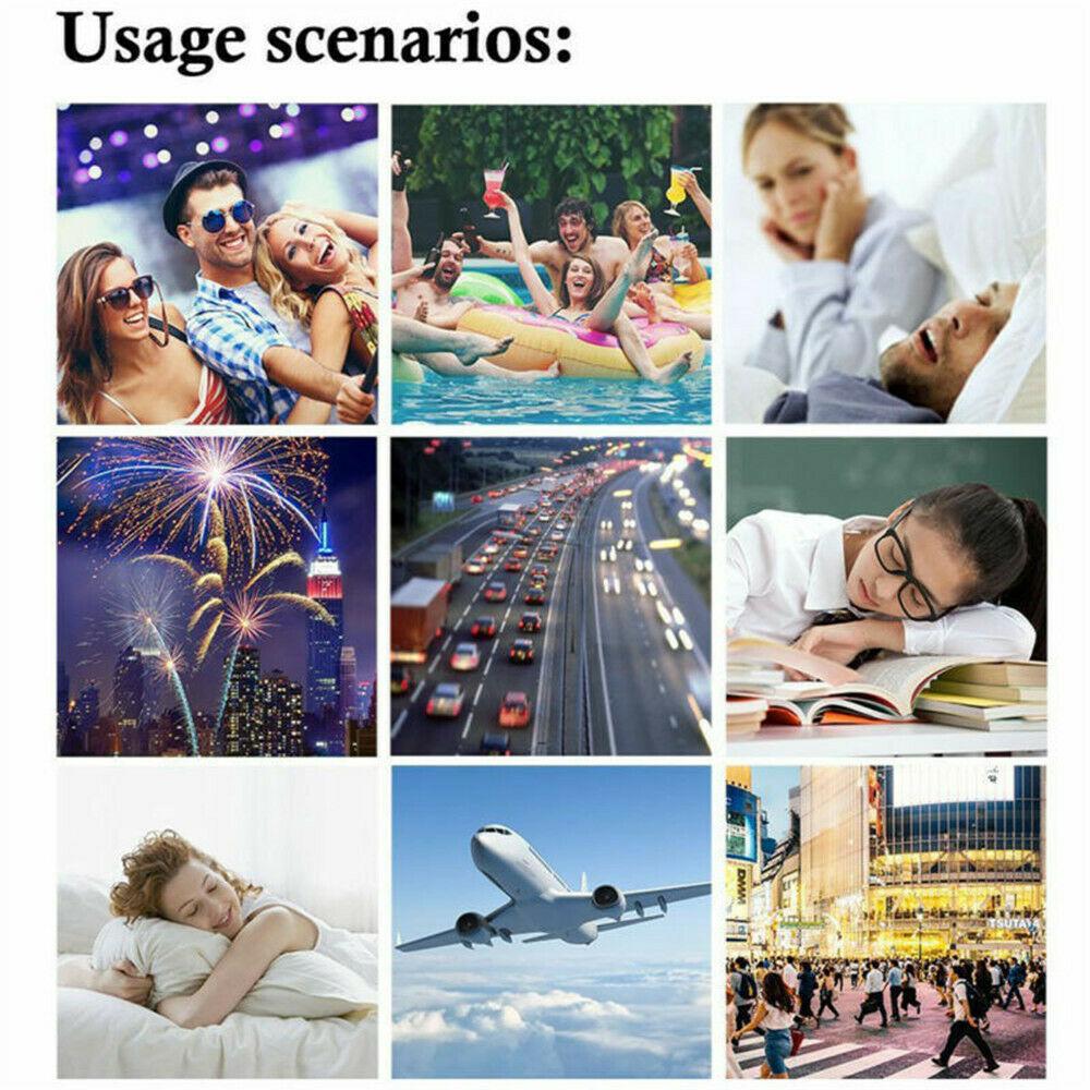 2pcs Noise Cancelling Musicsafe Ear Plugs Hearing Protection Concerts Sleeping