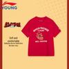 Li-Ning Детская унисекс футболка с коротким рукавом из чистого хлопка