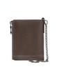 Anti Theft Men's Leather Wallet Retro Double Zipper Card Holder Men Coin Purse