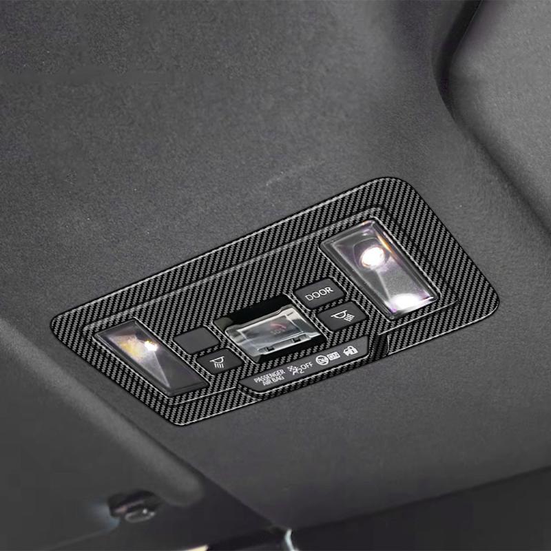 For Toyota FJ Cruiser 2026 ABS Carbon Fiber Car Roof Front Reading Light Frame Cover Trim Interior Car Accessories
