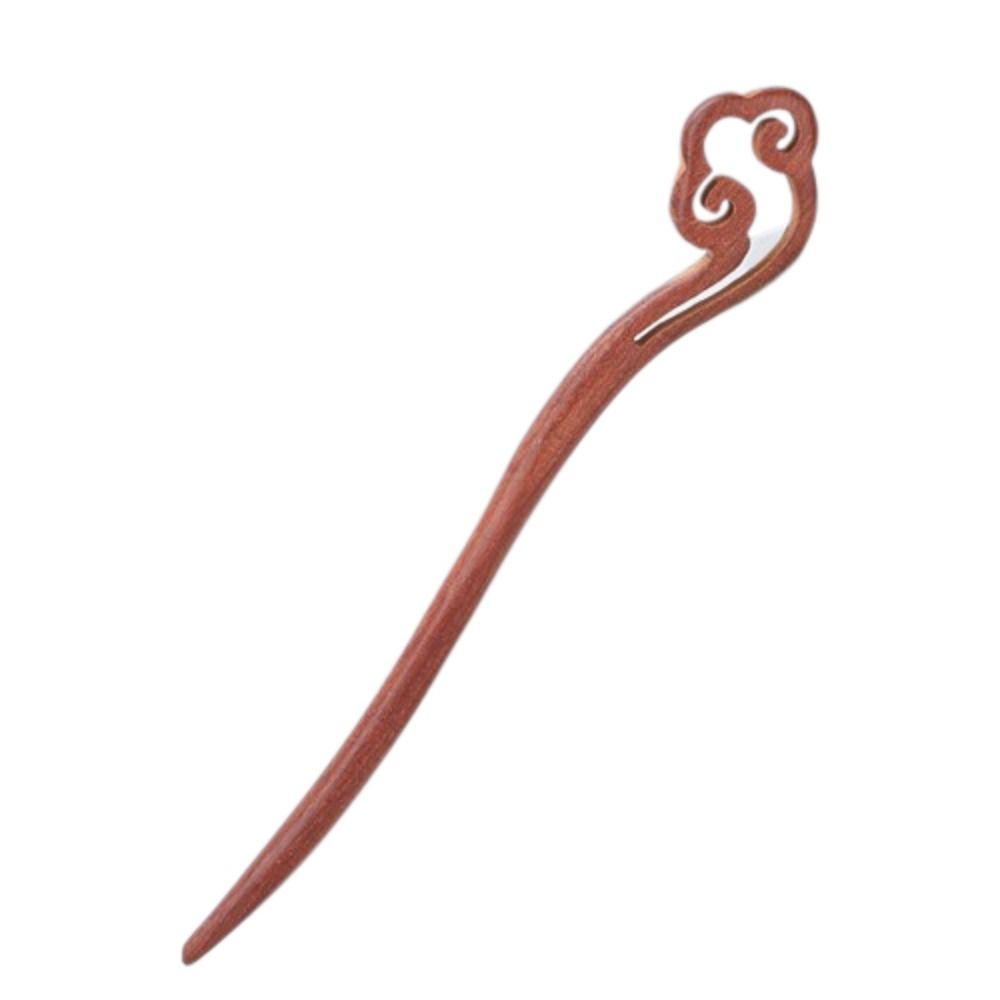 Red Sandalwood Wooden Hairpin Chinese Style Hair Sticks New Hair Clips Women