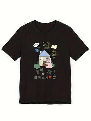 Летняя футболка с принтом Стиль Ootd Y2k Ретро Уличный стиль Мягкий Повседневный Топ Свидание Повседневная Футболка Высокое качество Самая продаваемая мягкая