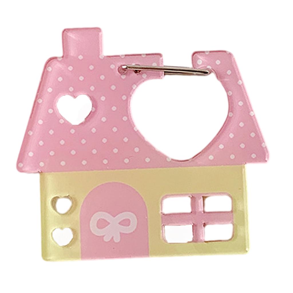 Practical Acrylic Carabiner Keychain For Backpacks HandbagsLightweight Decorative Accessory For Students And Office Use