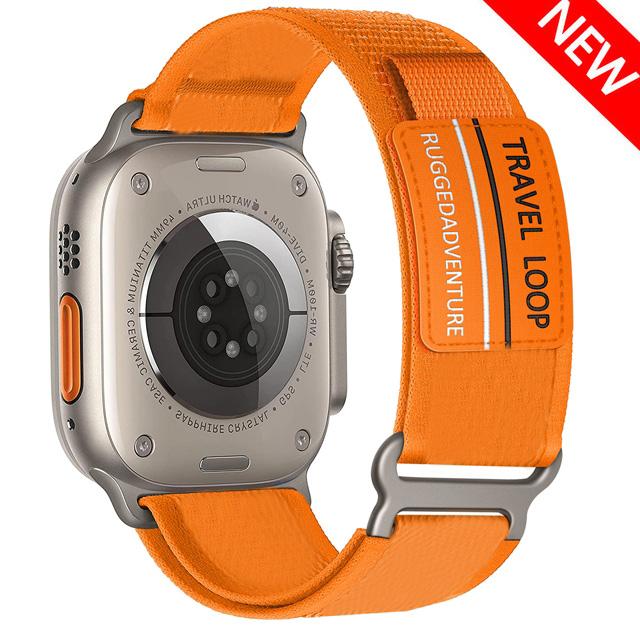 Ремешок Trail loop для Apple Watch Bands 49мм 44мм 40мм 41мм 45мм 42мм 46мм correa bracelet iWatch series 7 se 8 9 10 11 Ultra2 3
