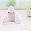 7 Colors Changing LED Light Triangular Thermometer Calendar Digital Alarm Clock