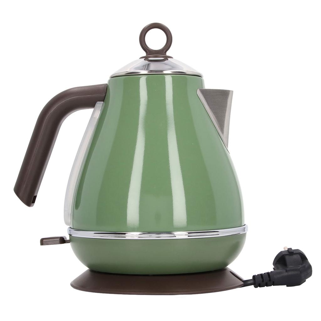 Electric Water Kettle Temperature Display Retro Paint Electric Kettle with 360 Degree Rotating Base