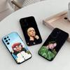 Чехол для телефона Singer B-Billie E-Eilish-H для Samsung S25,24,23,22,30,21,10,9,Ultra,Plus,Lite,FE,4,5 G Мягкий черный чехол