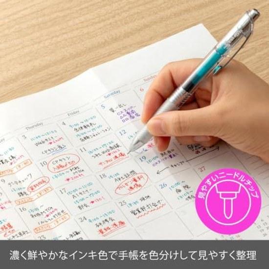 Шариковая ручка Pentel Гелевые чернила EnerGel Infre 0,5 мм Прозрачный корпус BLN75TL-10 10 цветов