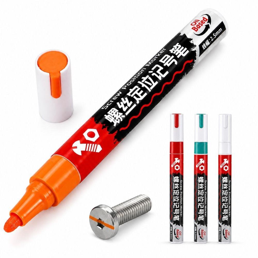 Screw Alignment Tool Paint Marker Pen Quick Dry Industrial Marker Maintenance Inspection