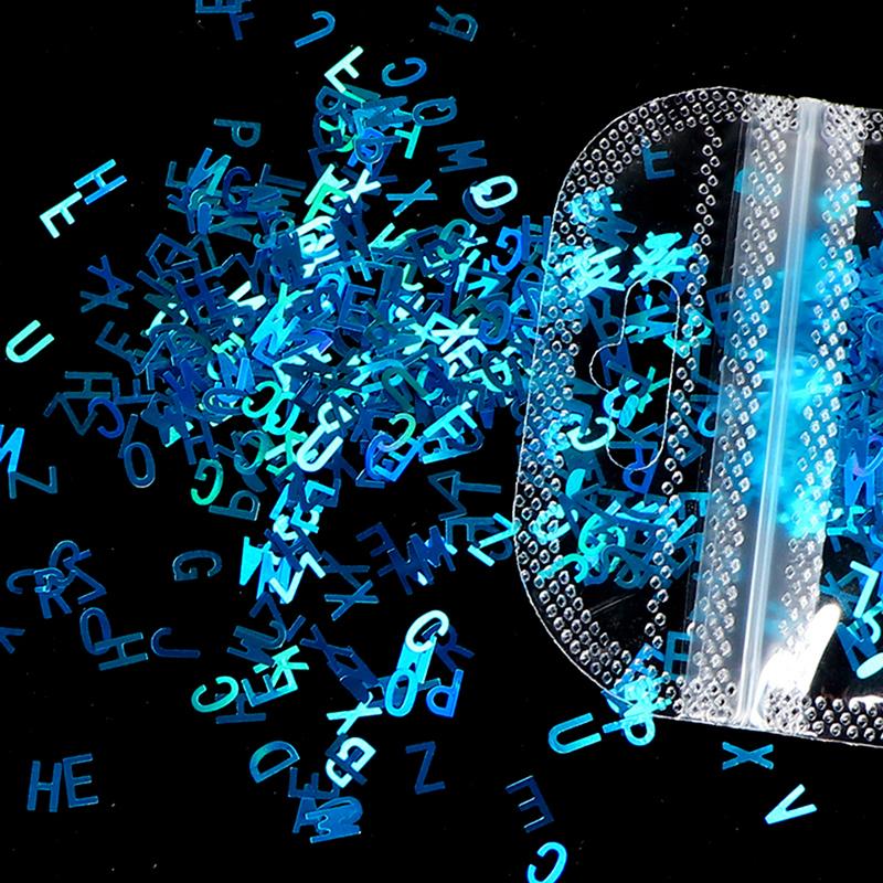 5 цветов алфавита блестки эпоксидная смола фестиваль крупные буквы смешанные блестки