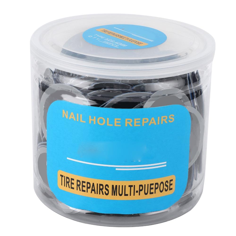 80PCS/36PCS Clear Plastic Tub Tire Repair Patch Rubber Tubeless Tire Patch Tire Tread Repair