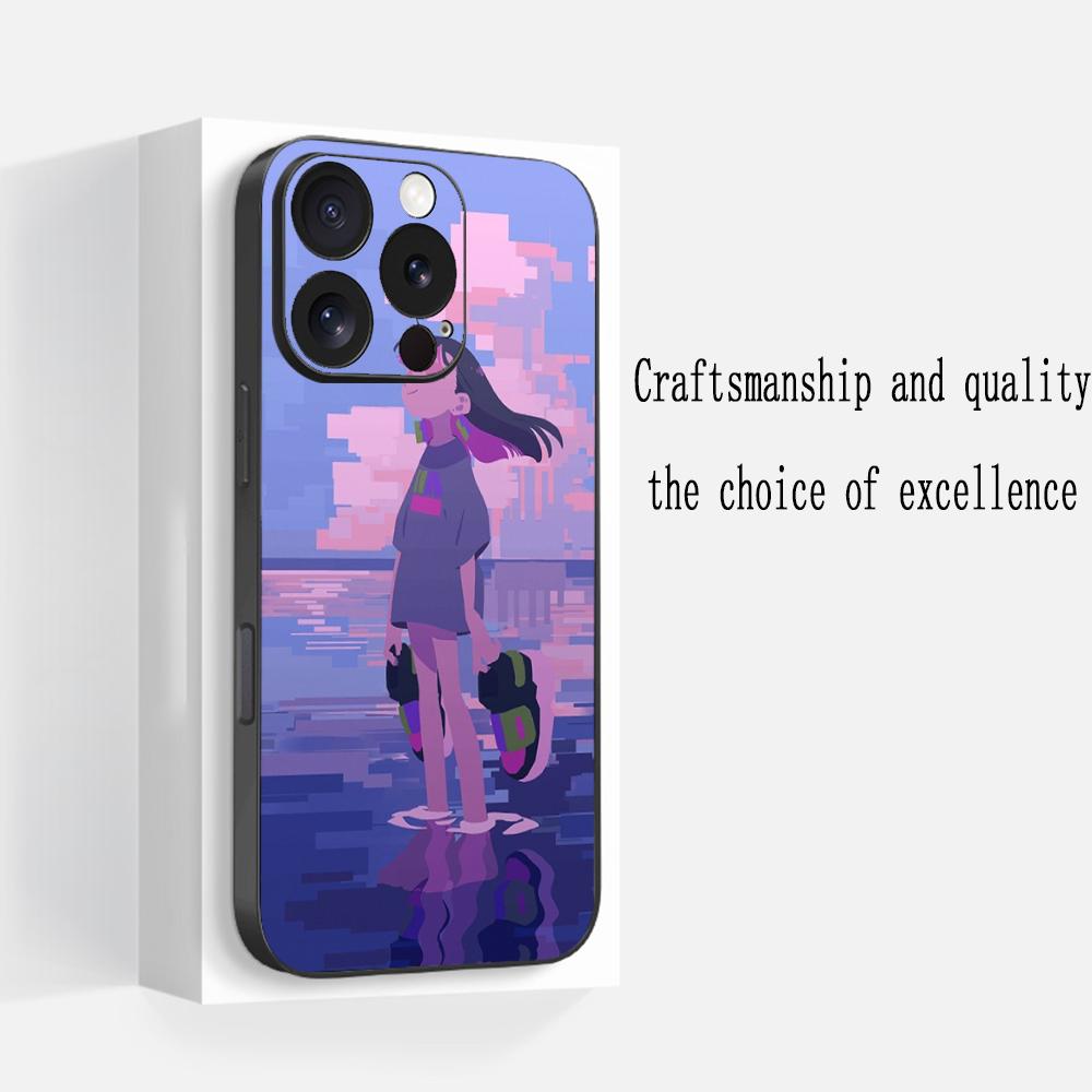 Zutomayo japan singer pattern Phone Case For iPhone 16 16e 15 14 13 12 11 Plus Mini Pro Max Soft black Shockproof Cover