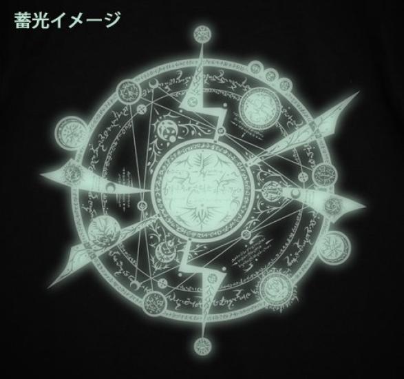 Футболка Itemya tonitrus magic circle luminous black M size [COSPA]