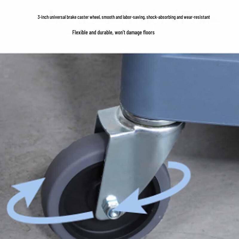 Zhuang Taitai 3-Layer Heavy-Duty Mobile Cleaning Cart