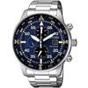 Citizen Eco-Drive Chronograph Silver Stainless Steel 10 Bar Water Resistant Men's Watch CA0690-88L