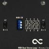 One Control Минимальная серия MIDI Двойной стерео лупер 2-петельный переключатель Управление MIDI Стерео луп One Control /