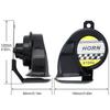 DC 12V 115dB Universal Car Horns Signal Single Sound ABS Snail Horn Claxon Fit for Motorcycles Bicycles Automobiles Cars Vehicle