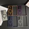 Для Magsafe Магнитный Матовый Прозрачный Чехол для Телефона для Samsung Galaxy Z Fold 7 6 5 4 Fold7 Fold6 Подушка Безопасности Бампер Ударопрочный Чехол