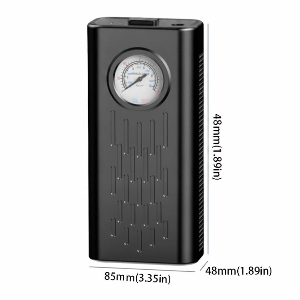 High-Power Tire Inflator Pointer Pressure Gauge Cordless Tire Inflator For Car Tires