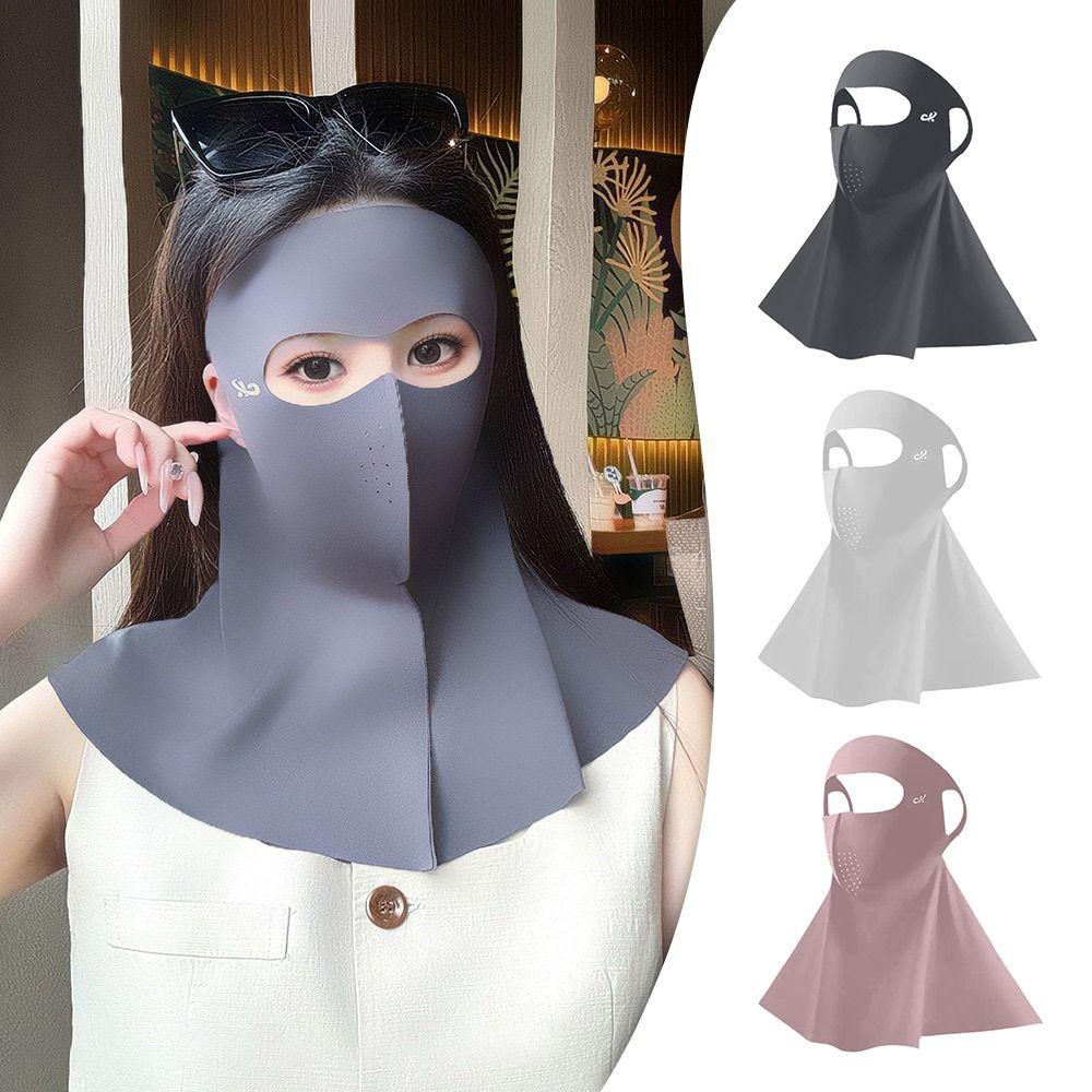 Full Face Sun Protection Mask UPF50+ Sunshade Face Mask Fashion Anti-UV Neck Scarf Cycling