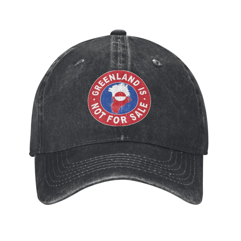 Hands Off Greenland Is Not For Sale MGGA Print Cap For Unisex Cotton Trucker Hat Daily Wear Baseball Cap Adjustable