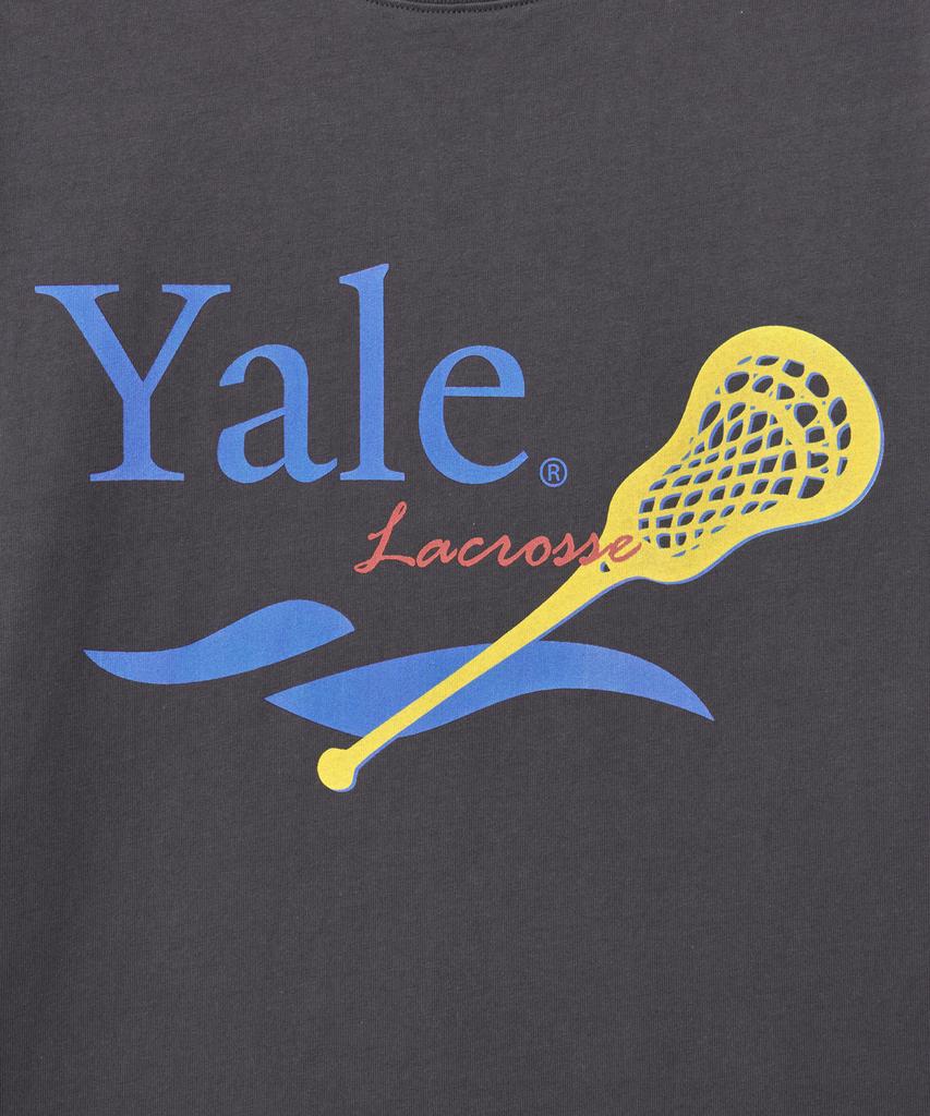 Графическая футболка YALE Lacrosse_Угольный