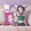 Горячие K-pop Охотники на демонов Мультяшные Наволочки Декоративные Домашние Принты Квадратная Подушка Украшение Комнаты Спальни Наволочка
