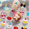 Jelly New Cute Bear Art Sticker Ins Jelly Lucky Stickers for Mobile Phone DIY Sticker