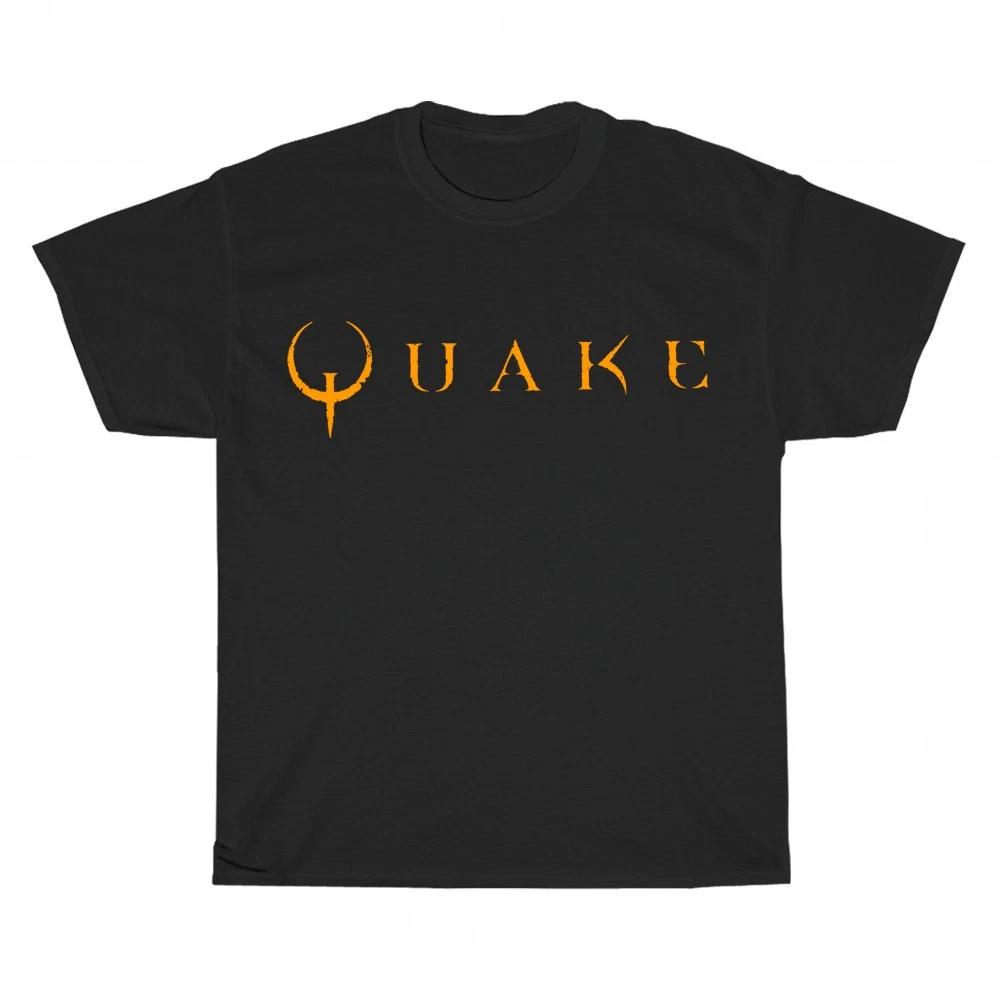 New Quake Logo T-Shirt Funny Size S to 5XL
