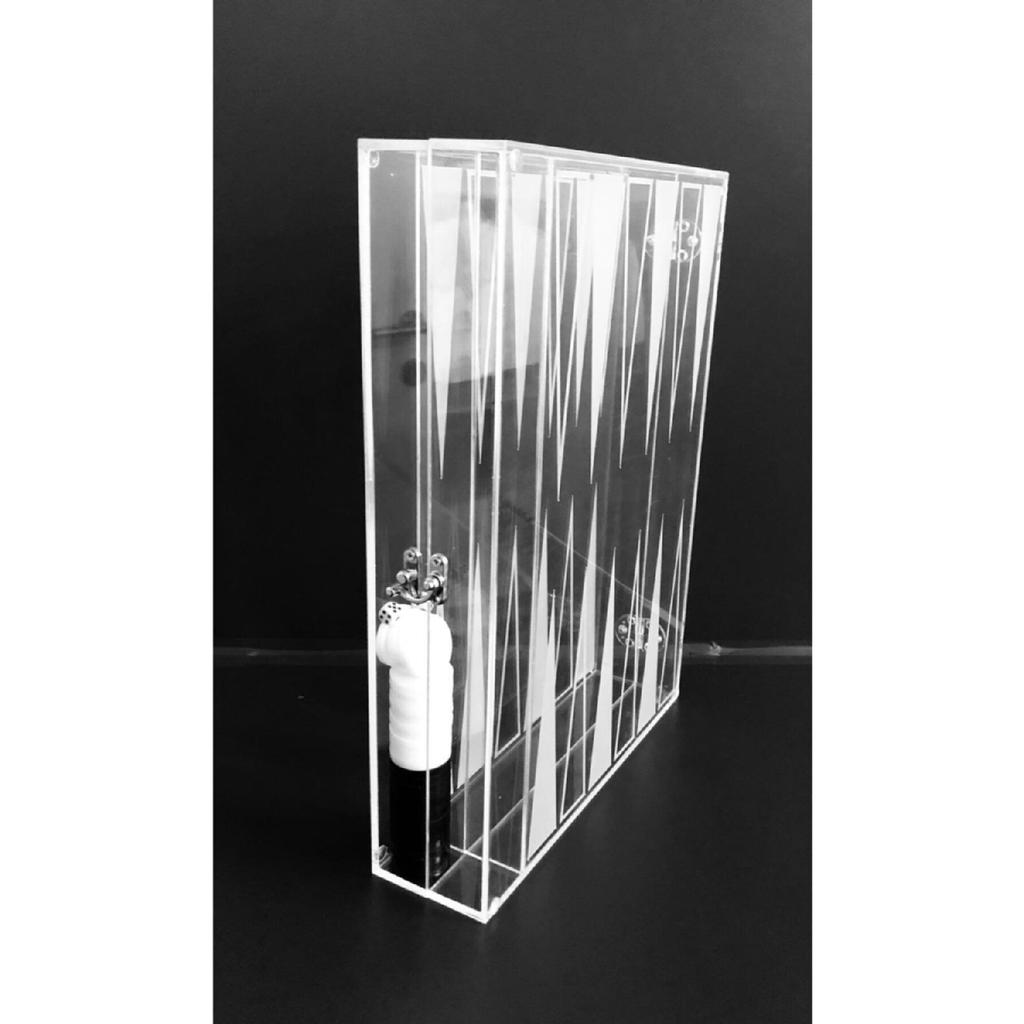 Нарды из плексигласа с веером