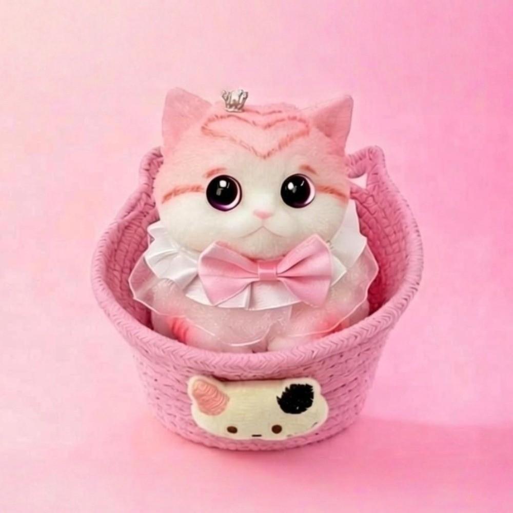 Soft Rubber Squeeze Toy Simulated Cat Cute Squeeze Doll New Anxiety Relief Toy Birthday Gift