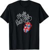The Rolling Stones Rock N Roll UK Tongue T-Shirt Tops