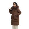 Yaya Женский длинный пуховик с капюшоном YE3B630965L