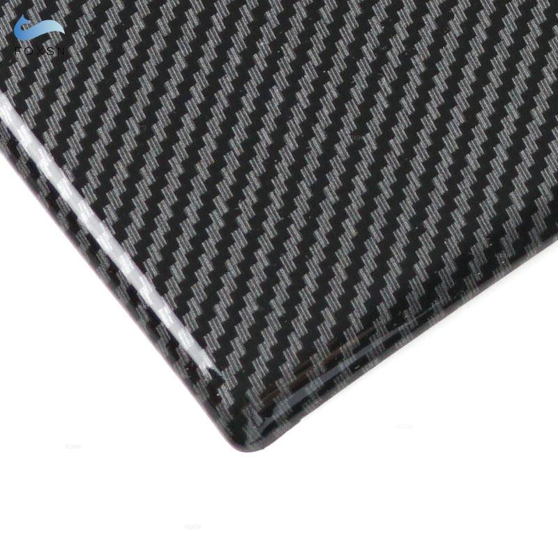 For Dodge Challenger 2015-2022 LHD ABS Carbon Fiber Style Car Center Console Gear Shift Panel Water Cup Holder Cover Frame Trim