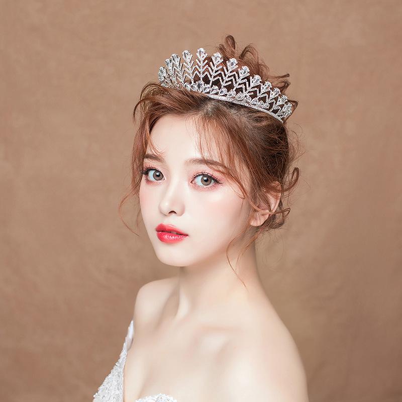 Свадебная тиара в том же стиле, что и на 18-летие, супер-сказочная хрустальная свадебная корона в сказочном стиле