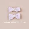 Sweet French-Style Lace Bow Hair Clip for Girls – Cute Bangs Side Accessory