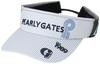 Унисекс сетчатый козырек вышитый размер шляпа для гольфа FR [PEARLY GATES] (3D Логотип, Регулируемый) / / 053-4287604 031_Белый