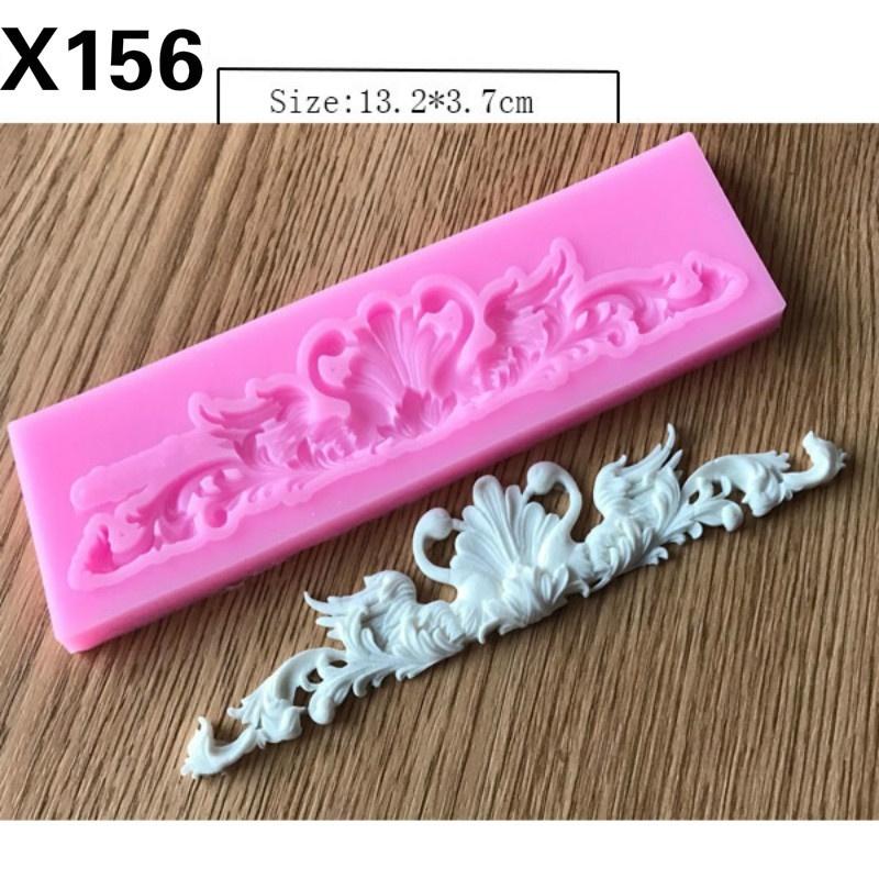 1 шт. силиконовый коврик для форм с цветочным узором, 3D кружевная форма для украшения торта из помадки, инструмент для сахарного ремесла, инструменты для выпечки, инструменты для торта