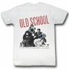 Breakfast Club Old School White Adult T-Shirt