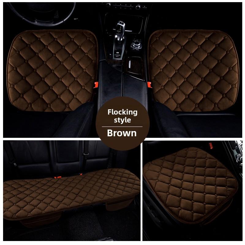 Auto Warm Car Cushion Three-piece Set Car Seat Cushion Three-piece Seat Cushion