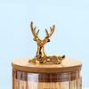 Novelty Deer-Shaped Storage Box with Removable Lid - Dual-Function Tissue Dispenser & Candy Holder, Home Desk Organizer Decor