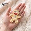Christmas Tree Ornament Gingerbread Man Keychain with Movable Joints, 3D Printed Festive Bag Accessory for Backpacks Keys, Cute Kids Adults