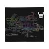 Hollow Knight Silksong Game Map Fashion Blanket Mysterious Flannel Awesome Soft Throw Fashion Blanket for Bed Sofa Textile Decor Couch