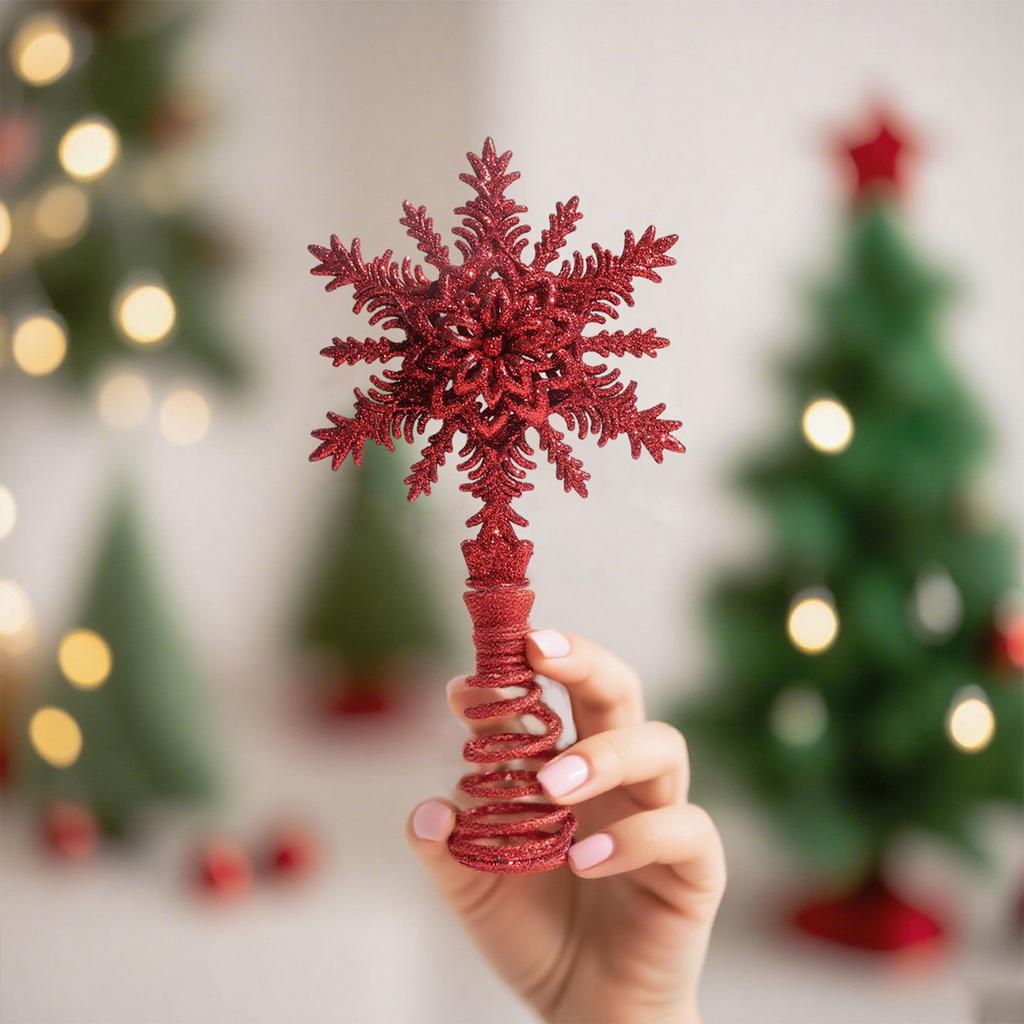 Christmas Tree Top Star Decoration Christmas Tree Decoration Hollowed-out Star Festival Decorative Item