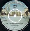 7-дюймовая пластинка DAVID SOUL Lets Have A Quiet Night In PVT130 Private Stock 1977 UK Поп Б/у